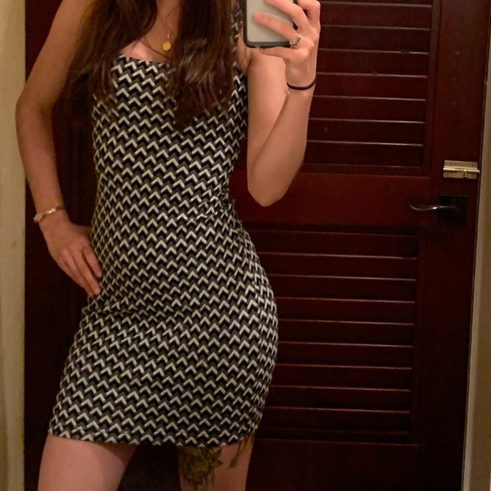 American Apparel Chevron Dress